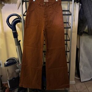 Marine Layer flare wide leg pant